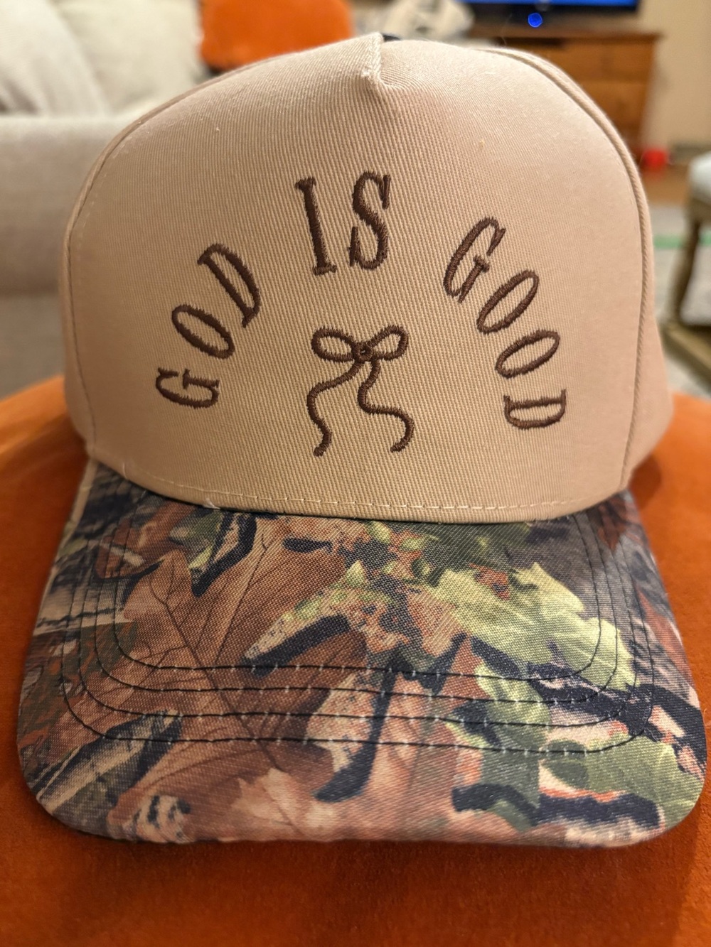 God Is Good 🎀 Camo Hat
